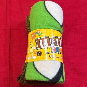 NWT M&Ms fleece blanket